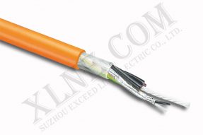 4×0.75+1x2Px0.3 双护套高柔性屏蔽拖链软电缆