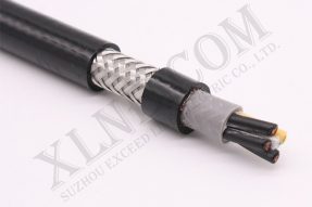 H05VVC4V5-K  4X10   双护套耐油屏蔽软电缆