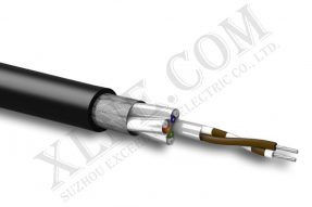 STP 5e LVSP BK 4*2*0.5 屏蔽型超五类网络电缆